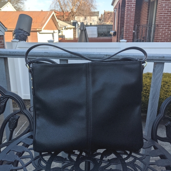 NEW Anne Klein Kickstart Double Leather Shoulder Tote Bag - Picture 3 of 7